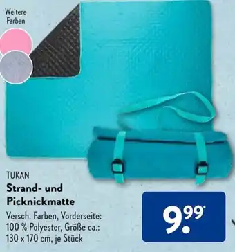 Aldi Süd Strand- und Picknickmatte Angebot