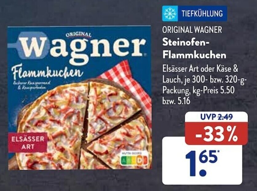 SteinofenFlammkuchen Angebot bei Aldi Süd