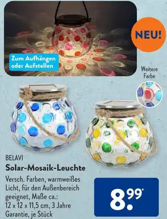 Aldi Süd Solar-Mosaik-Leuchte Angebot