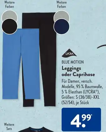 Aldi Süd Leggings oder Caprihose Angebot