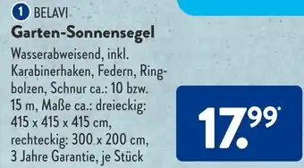 Aldi Süd Garten-Sonnensegel Angebot