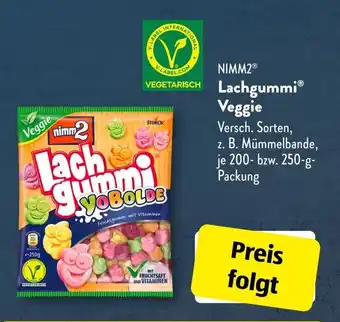 Aldi Süd LachgummiⓇ Veggie 250g Packung Angebot