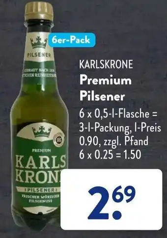 Aldi Süd PREMIUM PILSENER 6x0,5l Angebot