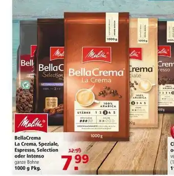 Multi Markt BellaCrema La Crema, Speziale, Espresso, Selection oder Intenso Angebot