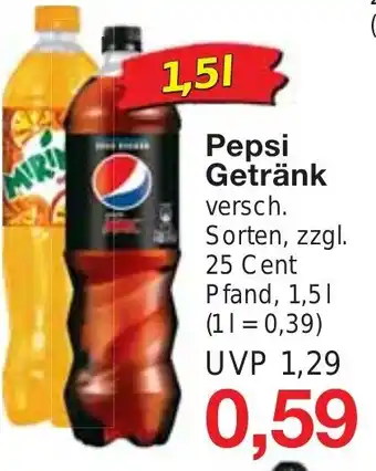 Jawoll Pepsi Getränk Angebot