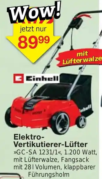 Jawoll Einhell Elektro- Vertikutierer-Lüfter Angebot