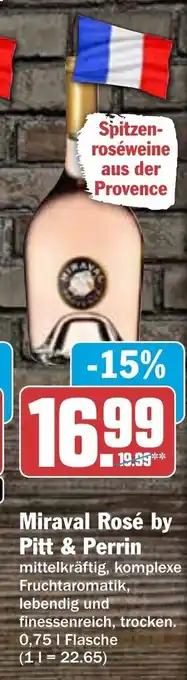 AEZ Miraval Rosé by Pitt & Perrin 750ml Angebot