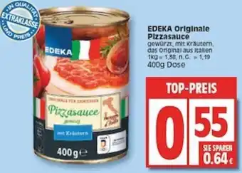 Edeka EDEKA Originale Pizzasauce 400g Dose Angebot