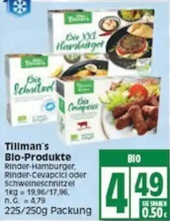 Edeka Tillman's Blo-Produkte 225/250g Packung Angebot