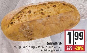 Edeka Zwiebelbrot 750 g Laib Angebot