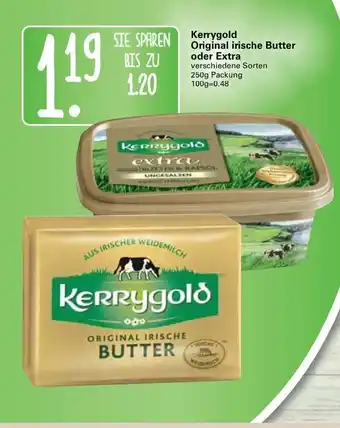 WEZ Kerrygold Original Irische Butter oder Extra 250g Becher Angebot