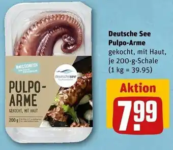 REWE Deutsche See Pulpo-Arme 200-g-Schale Angebot