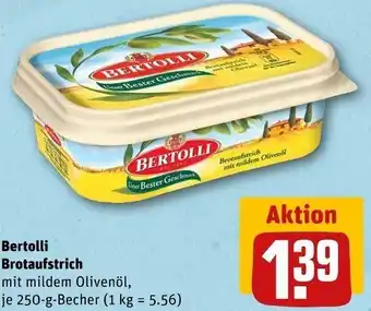 REWE Bertolli Brotaufstrich 250 g Becher Angebot