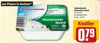 REWE Vogtlandweide Hausmacher Quark 200 g Becher Angebot