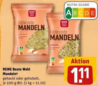 REWE REWE Beste Wahl Mandeln 100 g Btl. Angebot