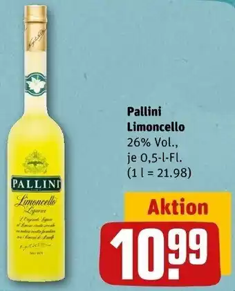 REWE Pallini Limoncello 0,5 L Angebot