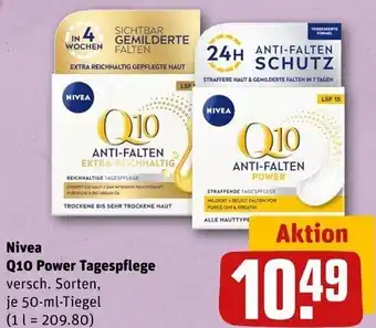 REWE Nivea Q10 Power Tagespflege 50 ml Tiegel Angebot