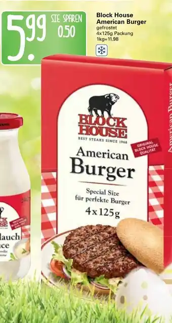 WEZ Block House American Burger 4x125g Angebot