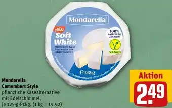 REWE Mondarella Camembert Style 125 g Pckg. Angebot