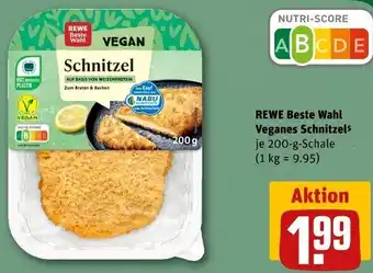 REWE REWE Beste Wahl Veganes Schnitzel 200 g Schale Angebot