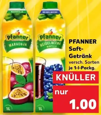 Kaufland PFANNER Saft-Getränk 1-L-Packg. Angebot