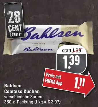 Edeka Neukauf Bahlsen Comtess Kuchen 350 g Angebot