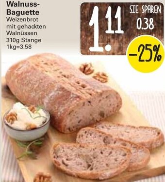 WEZ Walnuss Baguette 310g Angebot