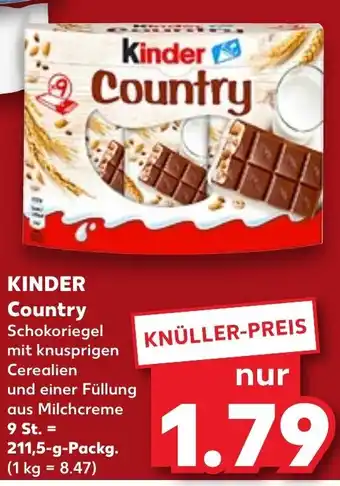 Kaufland Kinder Country 211,5 g Packg. Angebot