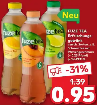 Kaufland Fuze Tea Erfrischungsgetränk 1 L Angebot