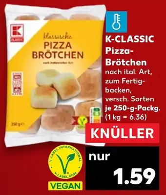 Kaufland K-CLASSIC Pizza- Brötchen 250-g-Packg. Angebot