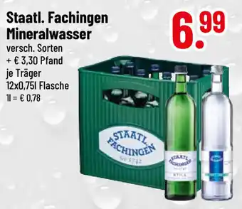 trinkgut Staatl. Fachingen Mineralwasser 12*750ml Angebot