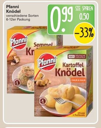 WEZ Pfanni Knödel Angebot