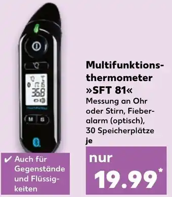 Kaufland Multifunktionsthermometer >>SFT 81<< Angebot