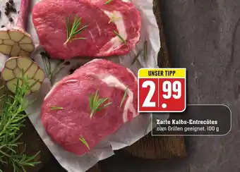 Edeka Neukauf Zarte Kalbs Entrecôtes 100g Angebot