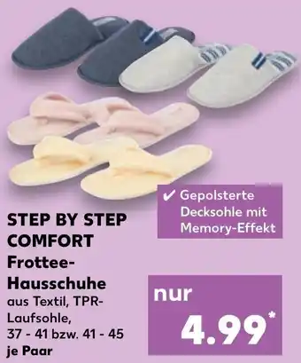 Kaufland STEP BY STEP COMFORT Frottee-Hausschuhe Angebot