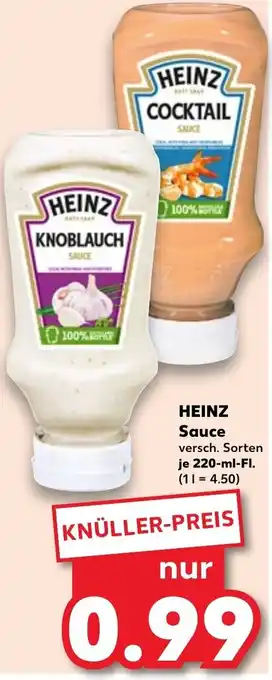 Kaufland HEINZ Sauce 220 ml Fl. Angebot