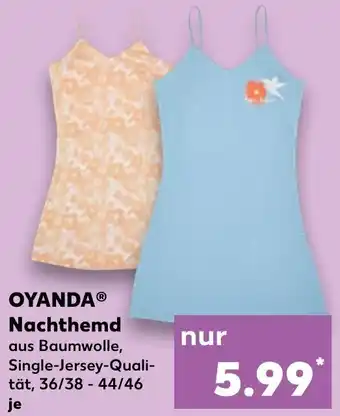 Kaufland OYANDAⓇ Nachthemd Angebot