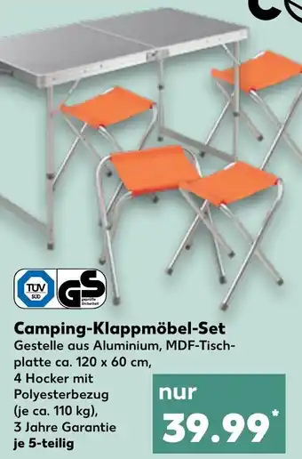 Kaufland Country Side Camping-Klappmöbel-Set Angebot