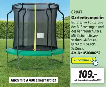 Lidl CRIVIT Gartentrampolin Angebot