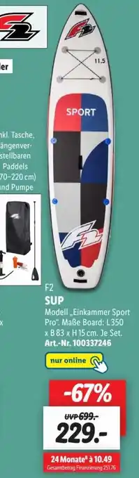 Lidl F2 SUP Angebot