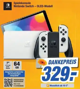 Expert Bening Spielekonsole Nintendo Switch - OLED-Modell Angebot