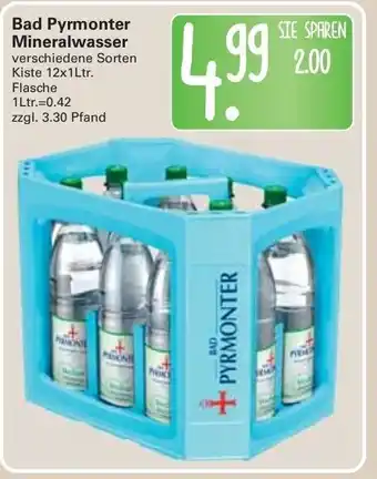 WEZ Bad Pyrmonter Mineralwasser 12x1L Angebot