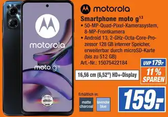 Expert Technomarkt motorola Smartphone moto g¹³ Angebot