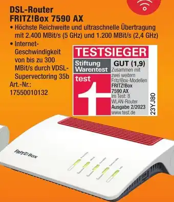 Expert Technomarkt DSL-Router FRITZ!Box 7590 AX Angebot