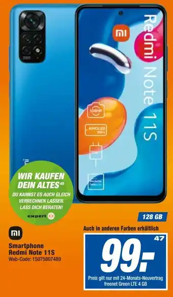 HEM Expert Smartphone Redmi Note 11S Angebot