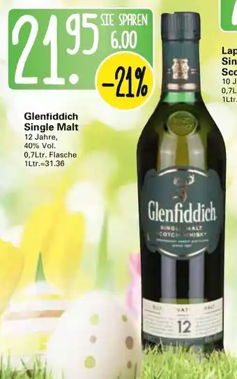 WEZ Glenfiddich Single Malt 0,7L Angebot