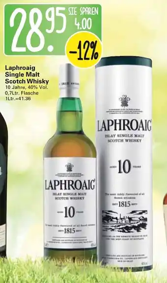 WEZ Laphroaig Single Malt Scotch Whisky 0,7L Angebot