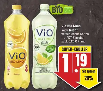 Edeka Neukauf Vio Bio Limo auch Leicht 1L Angebot