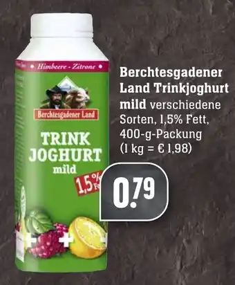 Edeka Neukauf Berchtesgadener Land Trinkjoghurt mild 400g Angebot