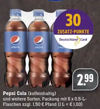 Edeka Neukauf Pepsi Cola 6x0,5L Angebot